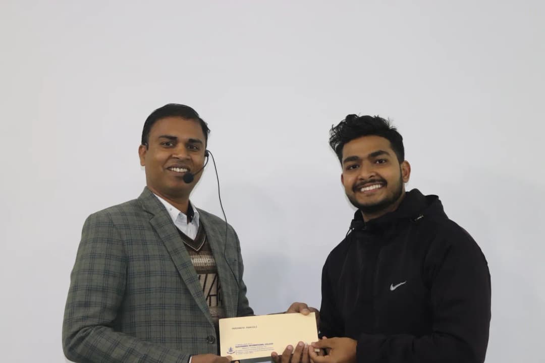 Internal Exam Scholarship Distribution 